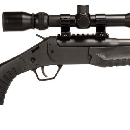 Rossi LWC0350-BKS LWC w/Optic 350 Legend 1rd 16.50" Black Oxide Threaded Barrel, Black Picatinny Rail Steel Receiver, Black Fixed Synthetic Stock