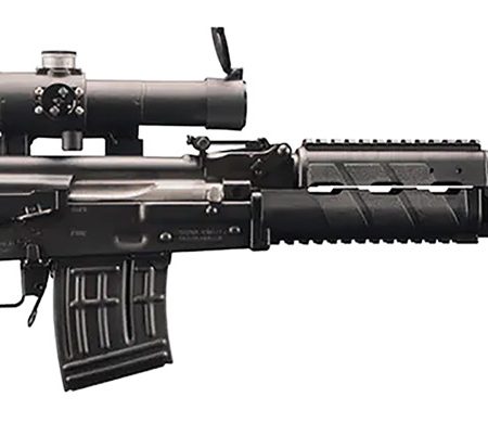 Zastava Arms Usa SR91762 M91 w/Optic 7.62x54mmR 10+1 24" Black Nitride Threaded Barrel, Black Anodized Picatinny Rail Steel Receiver, Black Synthetic Adjustable Stock, POSP 4x24 Rifle Scope