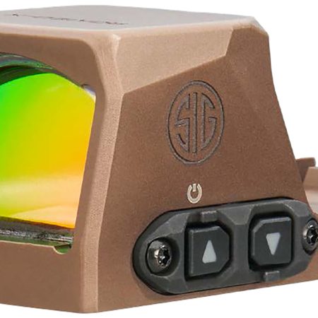 Sig Sauer Electro-Optics SORX1002 Romeo-X Pro Flat Dark Earth 1 x 24 mm 2 MOA Red Dot/32 MOA Circle