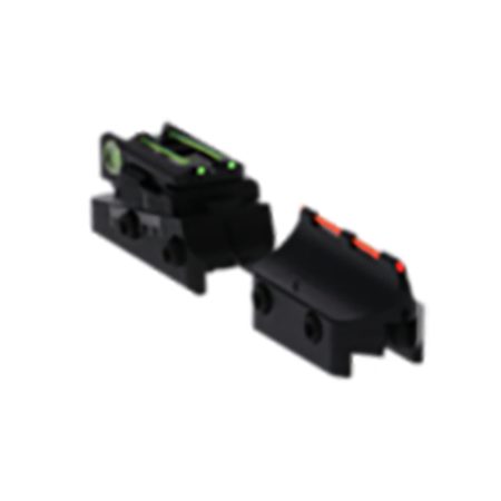 Truglo TG960 Tru-Point Extreme Deer/Turkey Universal Shotgun Red Fiber Optic Green Fiber Optic Black