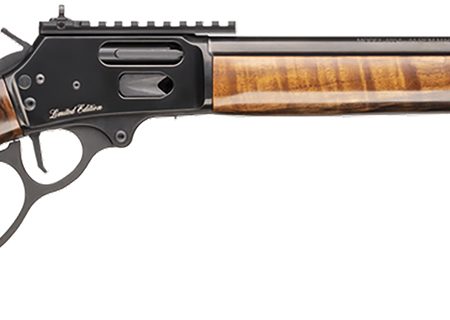 Smith & Wesson 14079 1854  44 Rem Mag 9+1 19.25" Black PVD Threaded Barrel, Black PVD Picatinny Rail Stainless Steel Receiver, Fixed Satin Walnut Stock, Large Loop
