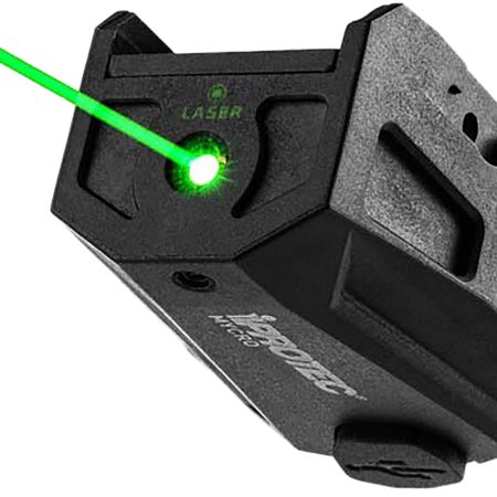 Alliance Consumer Group IPRLSR0002 Mycro Rail Mount Green Laser  Matte Black