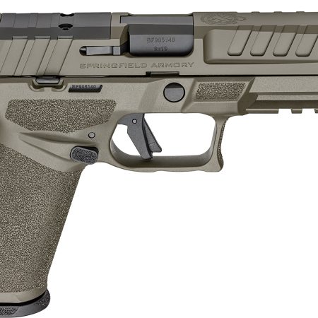 Springfield Armory EC9459GU Echelon  Full Size 9mm Luger 20+1 4.50" Black Melonite Steel Barrel, OD Green Cerakote Optic Ready/Serrated Steel Slide & Polymer Frame w/Picatinny Rail, Textured Grip