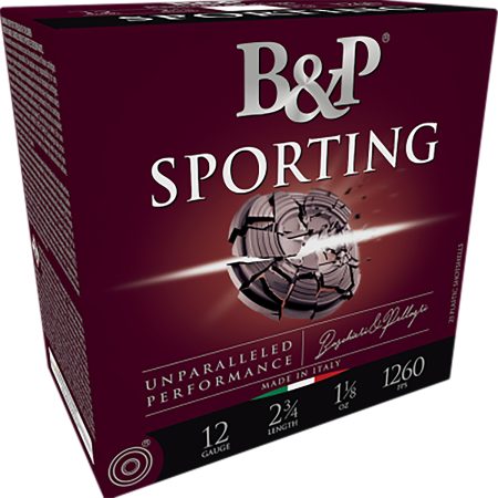 B&p Ammunition 12B1SC85 Sporting Clay 12Gauge 2.75" 1oz 8.5Shot 25 Per Box/10 Case