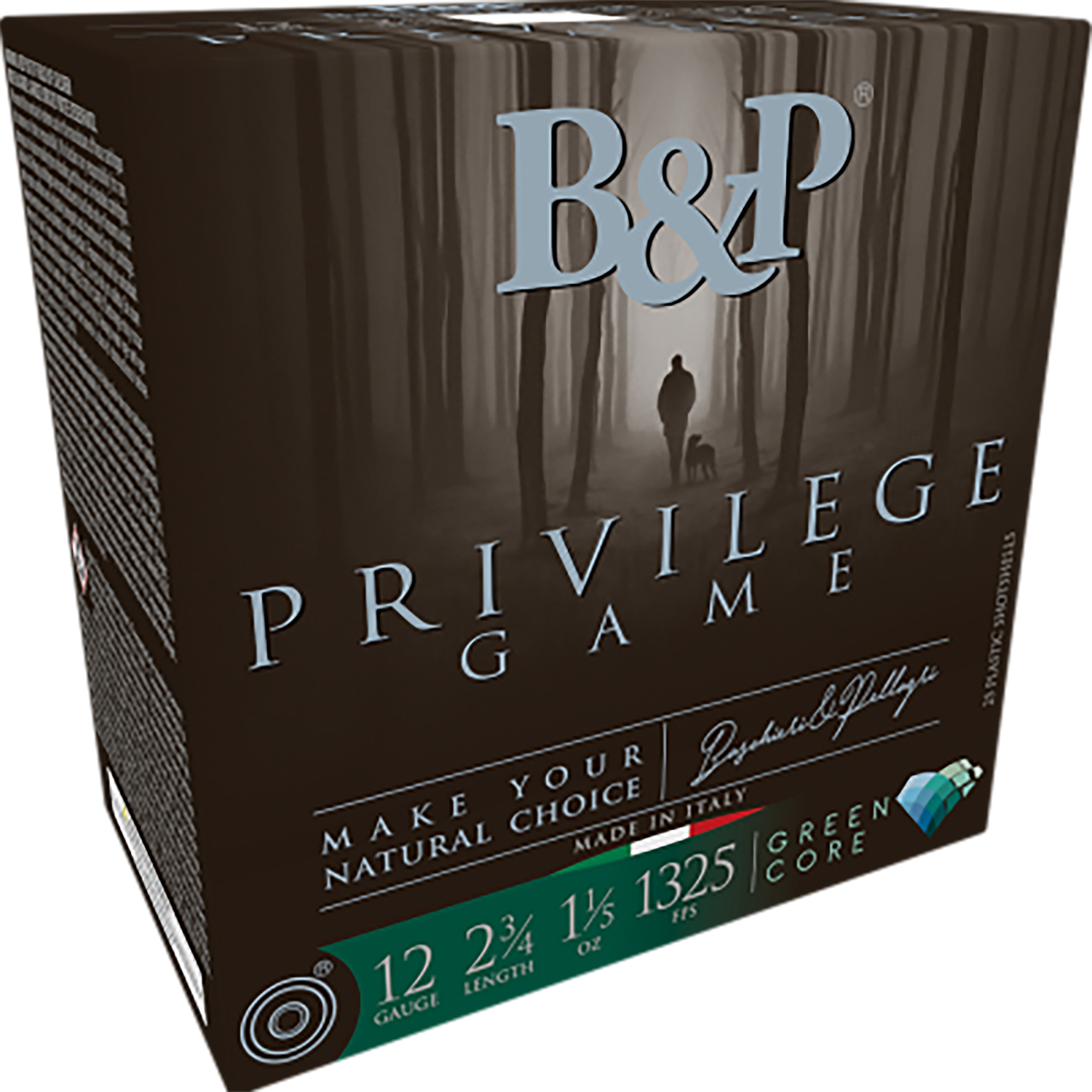 B&p Ammunition 12B15PG5 Privilege Game 12Gauge 2.75" 1 1/5oz 5Shot 25 Per Box/10 Case
