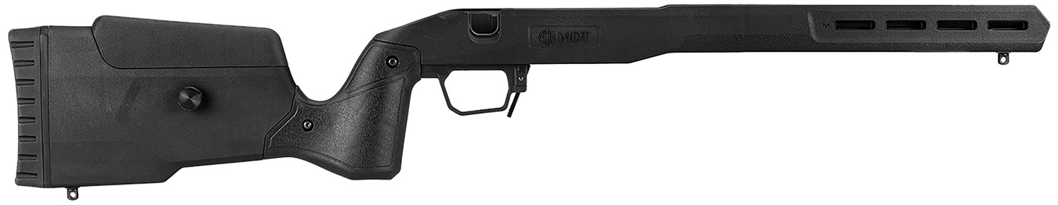 Mdt Sporting Goods Inc 105827BLK Field Stock Black Polymer Fits Tikka T3 Short Action