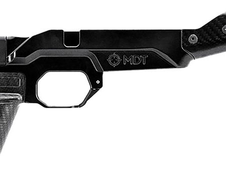 Mdt Sporting Goods Inc 107837BCF HNT26 Chassis System Black Carbon Fiber Fits Howa 1500 SA/ Weatherby Vanguard Compatible w/ AICS Mags Short Action Standard