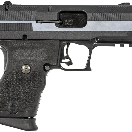 Hi-Point YC380CF YC380 380 ACP 10+1 3.93" Black Threaded Barrel, Black/Chrome YC9 Styled/Serrated Steel Slide, Black Polymer Frame w/Picatinny Rail, Black Plastic Grip