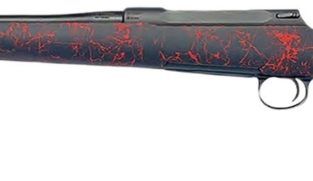 Sauer 80118093 100 Classic XT Sports South Exclusive Full Size 7mm Rem Mag 4+1 24.40" Matte Blued Steel Barrel & Drilled & Tapped Steel Receiver, Black/Red Webbing HS Precision Synthetic Stock