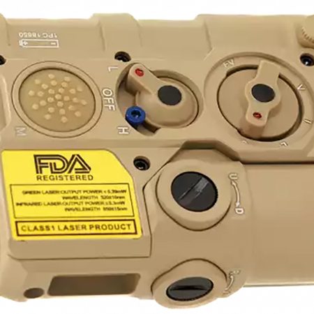 AGM Global Vision WLAD-CLA1-T1 WLAD-1T Tan Ultraviolet Laser & IR Pointer/Illuminator Coaxial Dual Laser White LED 300 Lumen