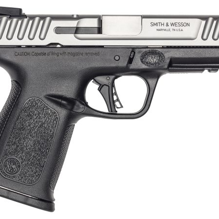 Smith & Wesson 13936 SD40 2.0 Compact Frame 40 S&W 14+1 4" Stainless Steel Barrel, Satin Serrated Stainless Steel Slide, Black Polymer Frame w/Picatinny Rail, Textured Grip