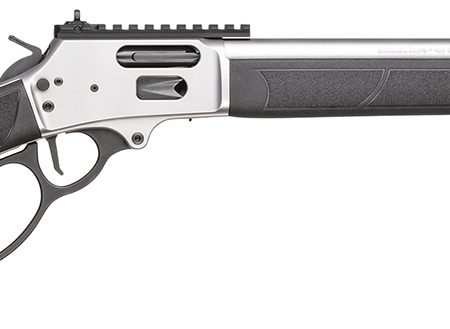 Smith & Wesson 13814 1854  45 Long Colt 9+1 19.25" Stainless Threaded Barrel, Picatinny Rail Stainless Steel Receiver, M-LOK Forend, Fixed Black Synthetic Stock