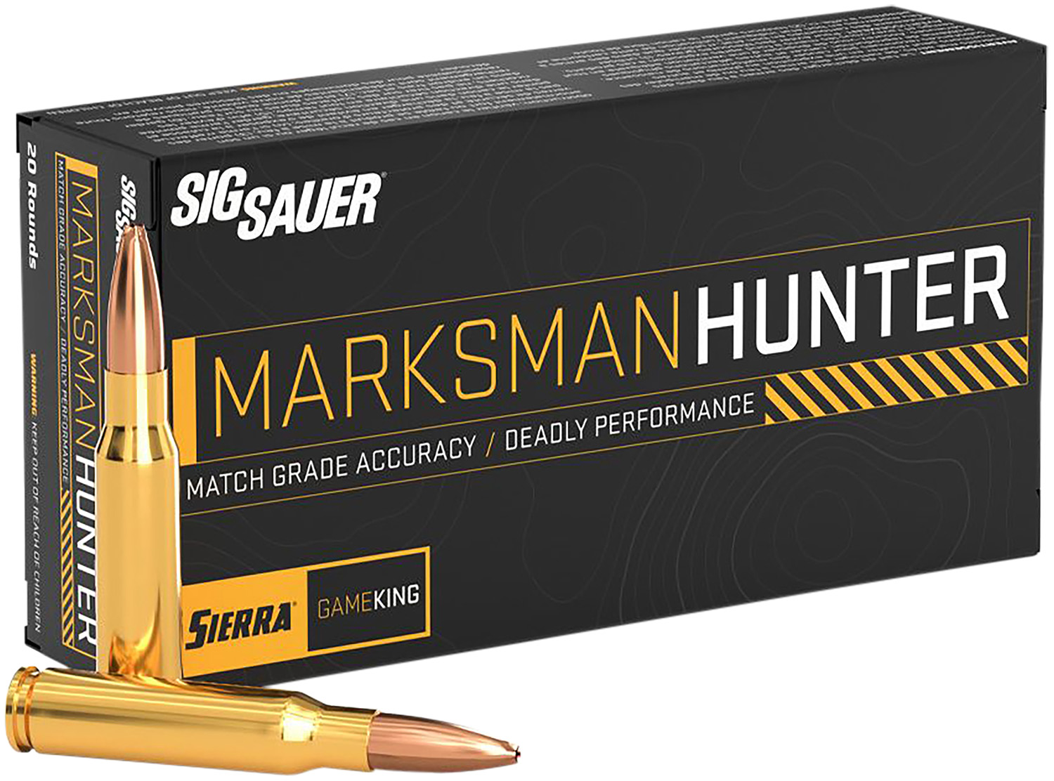 Sig Sauer E308GK16520 Marksman Hunter 308Win 165gr 20 Per Box/10 Case