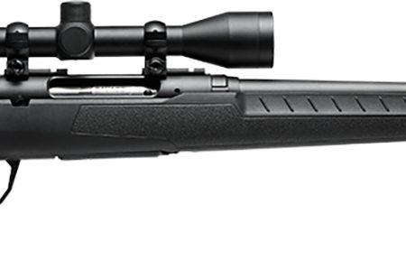 Savage Arms 32006 Axis XP Combo 308 Win 4+1 22" Matte Black Button Rifled Barrel, Matte Black Drilled & Tapped Carbon Steel Receiver, Fixed Sporter Black Synthetic Stock, Weaver 3-9x40mm, Right Hand