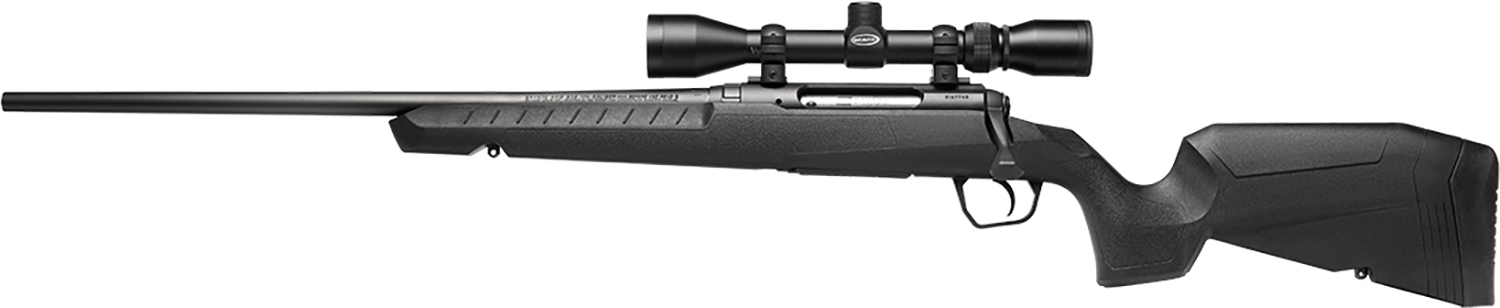 Savage Arms 32019 Axis XP Combo 400 Legend 4+1 20" Matte Black Button Rifled Barrel, Matte Black Drilled & Tapped Carbon Steel Receiver, Fixed Sporter Black Synthetic Stock, Weaver 3-9x40mm, Left Hand