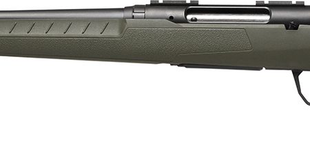 Savage Arms 32076 Axis 2 308 Win 4+1 22" Matte Black Sporter Barrel, Matte Black Drilled & Tapped Steel Receiver, Fixed Green Synthetic Stock, Left Hand