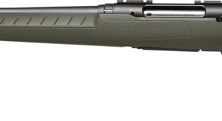 Savage Arms 32128 Axis 2 Compact 223 Rem 4+1 20" Matte Black Heavy Sporter Barrel, Matte Black Drilled & Tapped Carbon Steel Receiver, Fixed OD Green Synthetic Stock, Left Hand