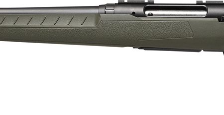Savage Arms 32131 Axis 2 Compact 308 Win 4+1 20" Matte Black Heavy Sporter Barrel, Matte Black Drilled & Tapped Carbon Steel Receiver, Fixed OD Green Synthetic Stock, Left Hand