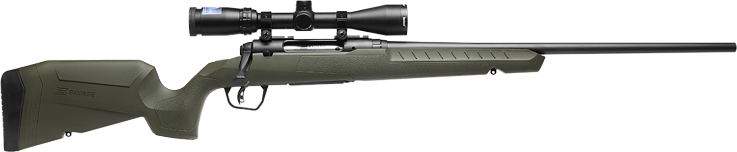 Savage Arms 32152 Axis 2 XP Combo Full Size 6.5 Creedmoor 4+1 22" Black Sporter Barrel, Black Carbon Steel Receiver Drilled & Tapped, OD Green Fixed Synthetic Stock, Weaver 3-9x40mm Scope, Right Hand