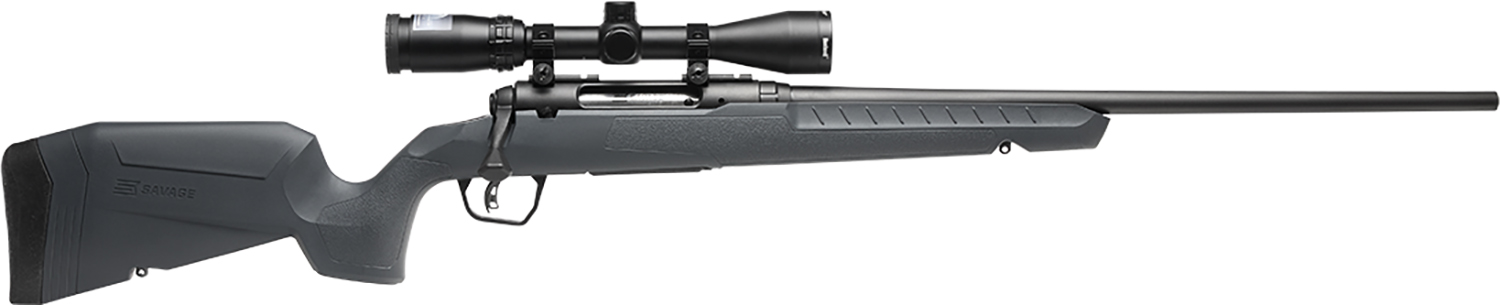 Savage Arms 32174 Axis 2 XP Combo Full Size 6.5 Creedmoor 4+1 22" Black Sporter Barrel, Black Carbon Steel Receiver Drilled & Tapped, Gray Fixed Synthetic Stock, Weaver 3-9x40mm Scope, Right Hand