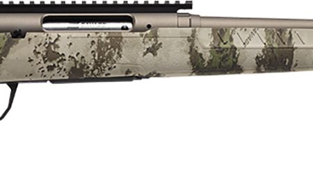 Savage Arms 32306 Axis 2 Pro Compact 350 Legend 4+1 18" Gun Metal Bronze Cerakote Heavy Threaded Barrel & Picatinny Rail Carbon Steel Receiver, Fixed Woodland Camo Synthetic Stock, Right Hand