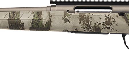 Savage Arms 32308 Axis 2 Pro Compact 223 Rem 4+1 20" Gun Metal Bronze Cerakote Heavy Threaded Barrel & Picatinny Rail Carbon Steel Receiver, Fixed Woodland Camo Synthetic Stock, Left Hand