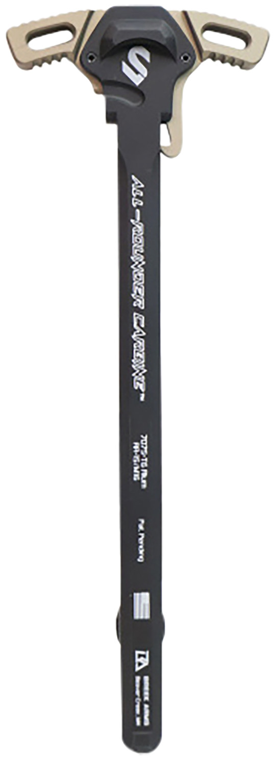 Lead & Steel Llc LSCHODEGRY Charging Handle AR-15/M16 Gray Type 3 Hard Anodize 7075-T6 Aluminum