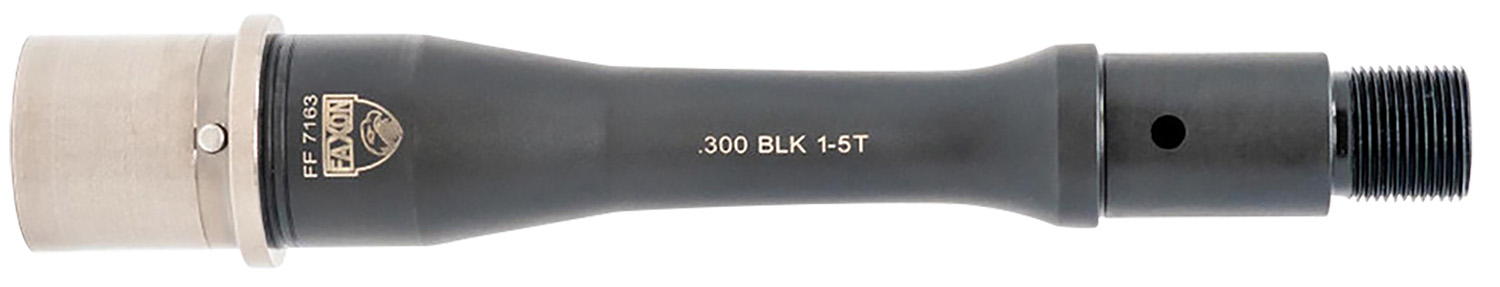Faxon Firearms Match 300 BLK 6" Nitride 416-R Stainless QPQ Nitride Barrel