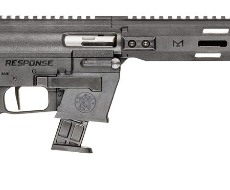 Smith & Wesson 13978 Response *CA Compliant 9mm Luger 10+1 16.50" Black Oxide Threaded Barrel, Black Anodized Picatinny Rail Polymer Receiver, M-LOK Handguard, Black Synthetic Stock, Textured Grip