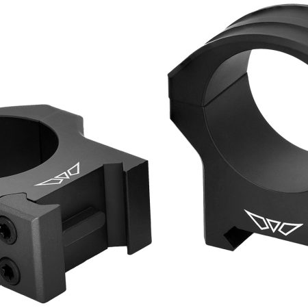 Warne 8514M HyperLite  Matte Black MagnaFusion Alloy 30mm Tube Medium Maxima/Weaver/Picatinny