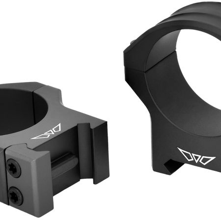 Warne 8521M HyperLite Matte Black MagnaFusion Alloy 34mm Tube Medium Maxima/Weaver/Picatinny