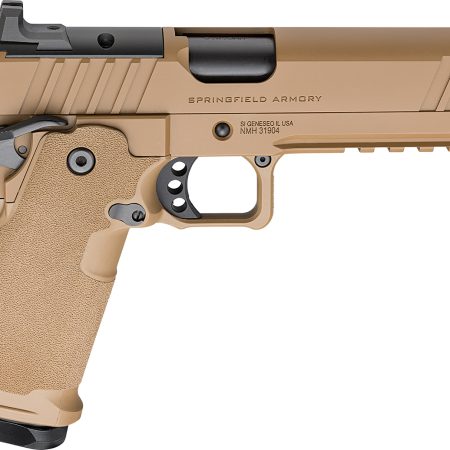 Springfield Armory PH9119AOSCBLC 1911 DS Prodigy 9mm 10+1 5" Coyote Brown Cerakote Optic Ready Carbon Steel Slide Polymer Grip
