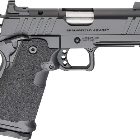 Springfield Armory PH9117AOSCOMP 1911 DS Prodigy 9mm Luger 20+1 4.25" Stainless Match Grade Bull Barrel, Black Cerakote Optic Ready Serrated Carbon Steel Slide & Frame w/Beavertail, Black Polymer Grip