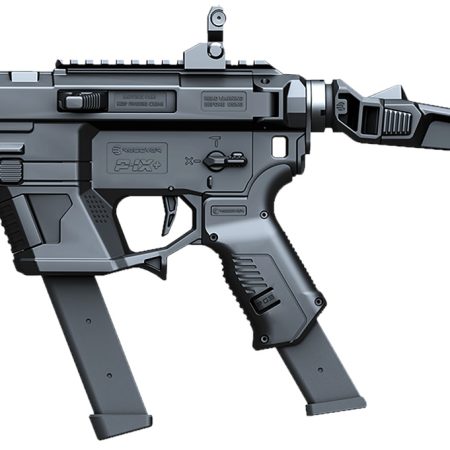 Recover Tactical PIXPBFST01 P-IX+Basic PG9 Folding Stock Metal Front Guard Black