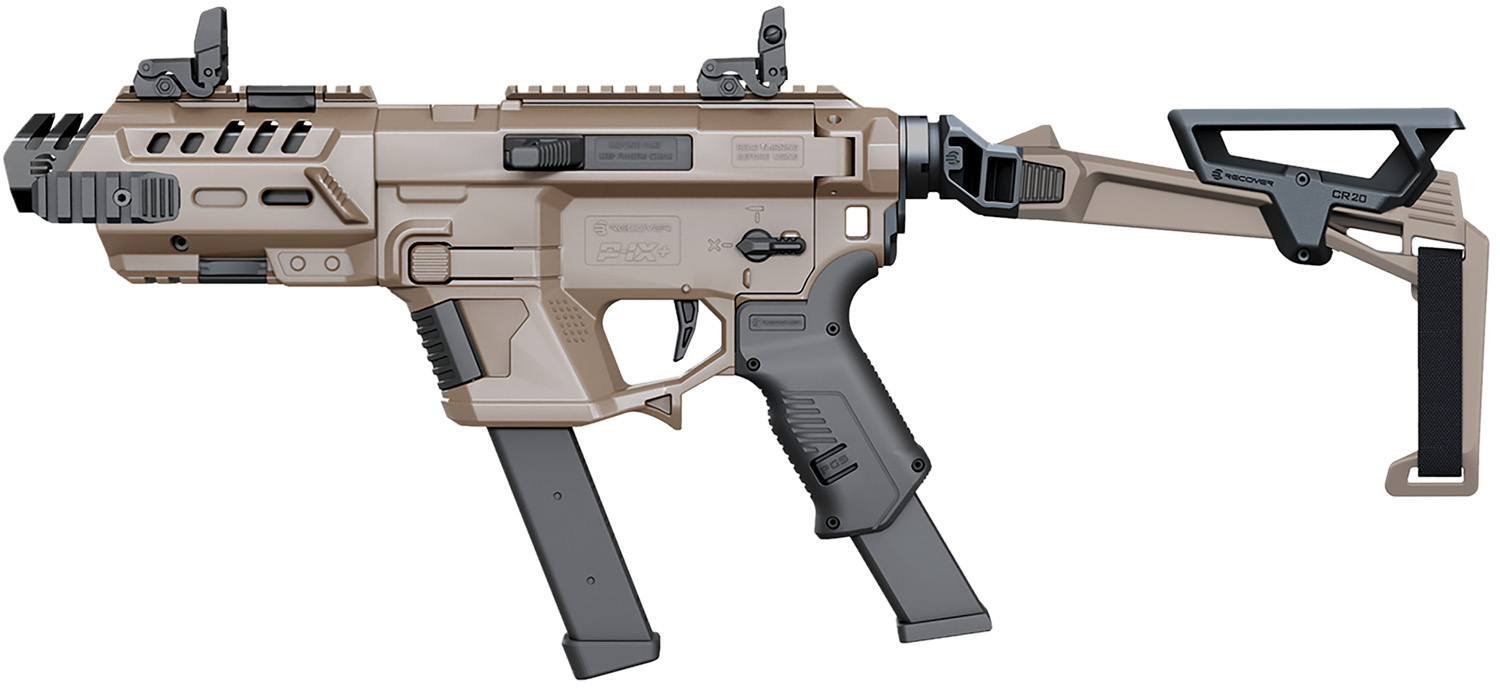 Recover Tactical PIXPBFBR02 P-IX+Basic PG9 Folding Brace Metal Front Guard Tan