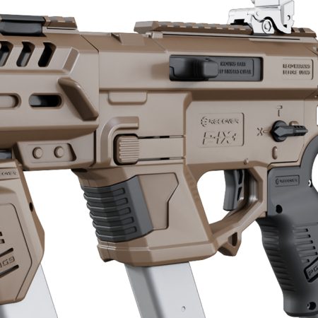 Recover Tactical PIXPMGST02 P-IX+MG  PG9 SR20 Metal Front Guard Buffer Tube Tan