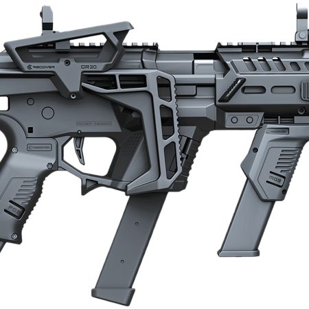 Recover Tactical PIXPMGFST01 P-IX+MG  PG9 SR20 Metal Front Guard Folding Stock Black