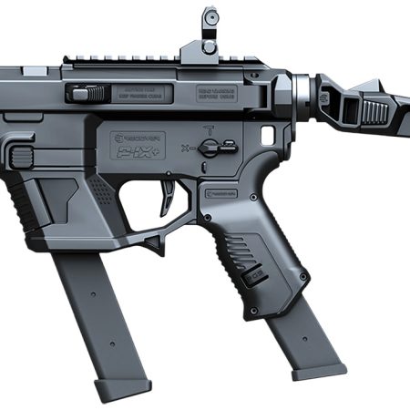 Recover Tactical PIXPMGFBR01 P-IX+MG PG9 SR20 Metal Front Guard Folding Brace Black