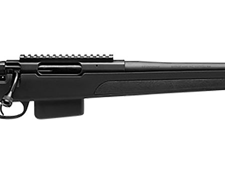 Stevens 18993 334 Bolt Action 270 Win 3+1 20" Black Carbon Steel Receiver Integrated Recoil Lug Ergonomic/Recoil Pad  Synthetic Stock Picatinny Rail Right Hand