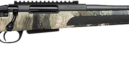 Stevens 19456 334 Bolt Action 243 Win 3+1 20" Camo/Dark Gray Carbon Steel Receiver Integrated Recoil Lug Ergonomic/Recoil Pad  Synthetic Stock Picatinny Rail Right Hand