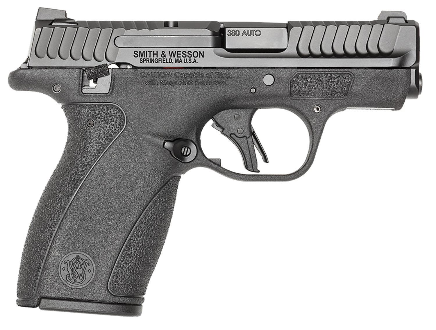 Smith & Wesson 14192 Bodyguard 2.0 Micro Frame 380 ACP 10+1 2.75" Black Armornite Stainless Steel Barrel & Serrated Slide, Black Armornite Polymer Frame, Textured Grip, Thumb Safety