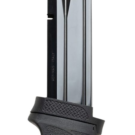 Xtech Tacitcal XTT140FPCEXTMAG   22rd 9mm Fits FPC & M&P9 Compact Black Stainless Steel