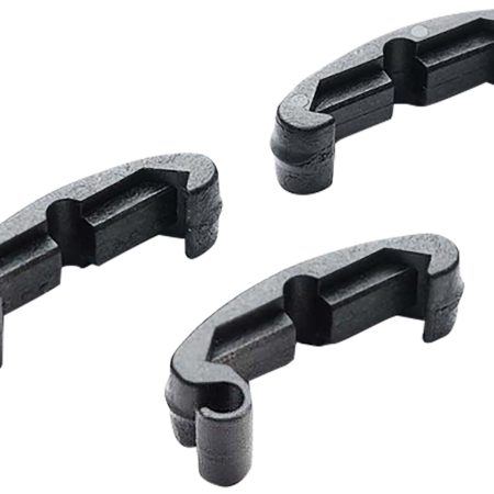 Larue Tactical LT708BLK IndexClips Rail Covers Low Profile Black Polymer Fits AR-15 1913 Picatinny Rail Mount