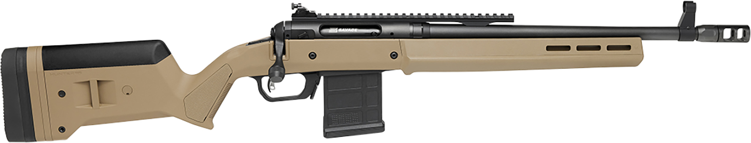 Savage Arms 58192 110 Scout Full Size 350 Legend 10+1 16.50" Flat Dark Earth Threaded Barrel, Picatinny Rail Carbon Steel Receiver, Magpul Hunter Synthetic Stock
