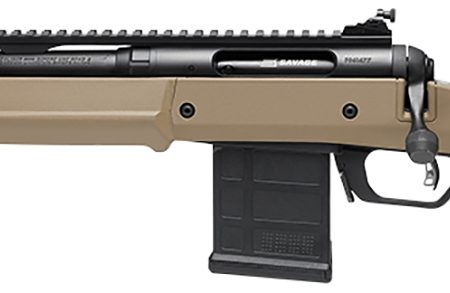 Savage Arms 58200 110 Scout Full Size 350 Legend 10+1 16.50" Flat Dark Earth Threaded Barrel, Picatinny Rail Carbon Steel Receiver, Magpul Hunter Synthetic Stock Left Hand