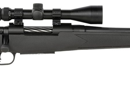 Mossberg 28212 Patriot  Full Size 400 Legend 4+1 20" Matte Blued Fluted Threaded Barrel, Drilled & Tapped Matte Blued Stainless Steel Receiver, Black Fixed Synthetic Stock 3-9x40mm Duplex, Right Hand