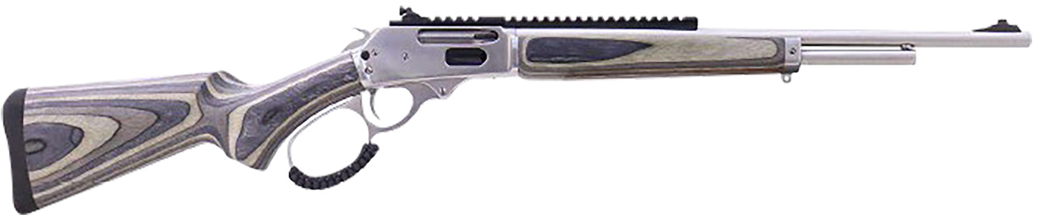 Rossi 950357189LW R95 357 Mag 8+1 18" Matte Stainless Threaded Barrel, Stainless Polished Stainless Steel Receiver, Fixed Laminate Stock