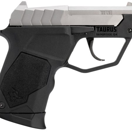 Taurus 1-22TUC139 22TUC  Micro-Compact Frame 22 LR 9+1 2.50" Matte Stainless Steel Tip-Up Barrel, Matte Stainless Serrated Stainless Steel Slide, Black Polymer Frame, Black Polymer Grip