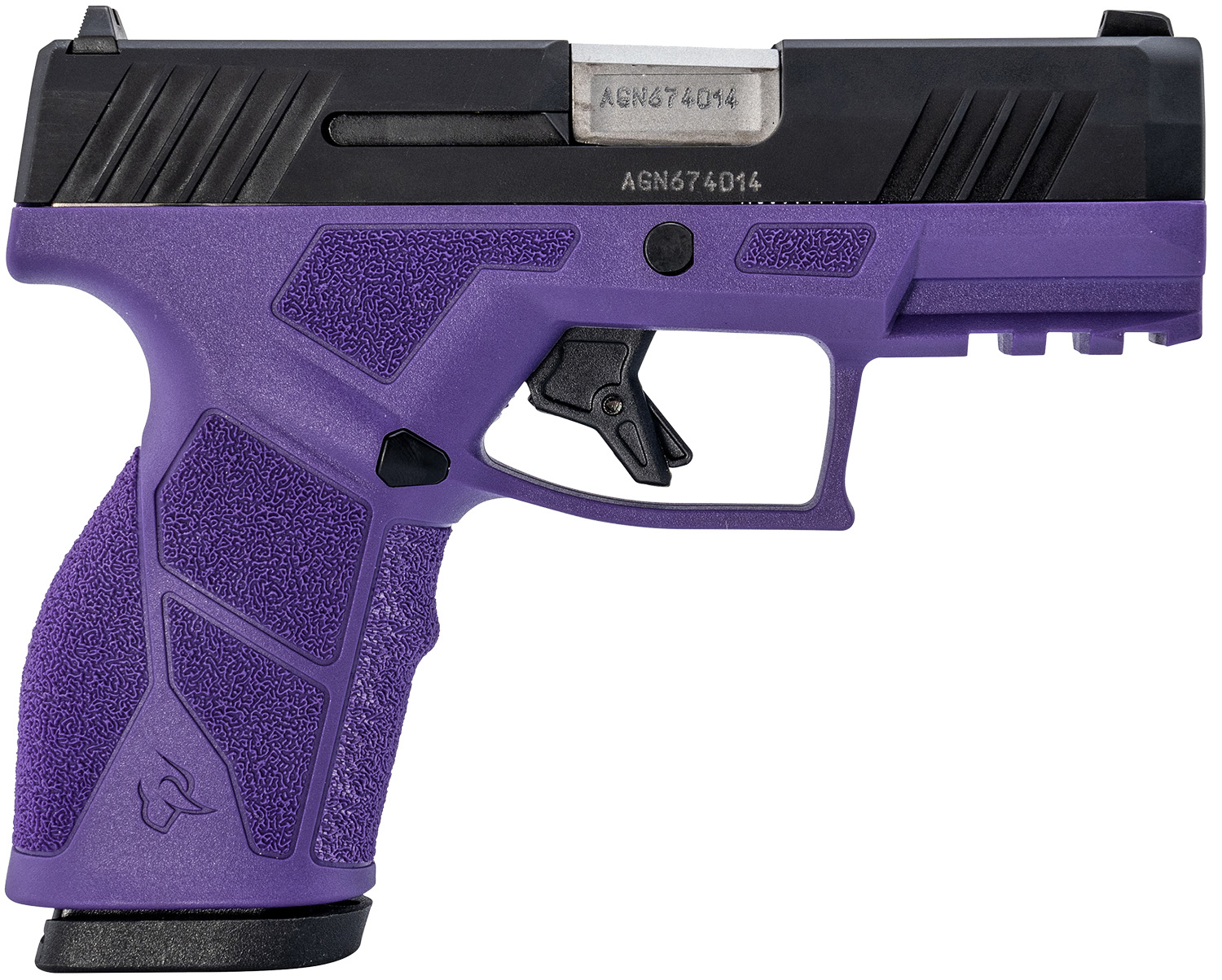 Taurus 1-GX2931DP GX2 9mm Luger 13+1 3.37" Matte Stainless Steel Barrel, Matte Black Serrated Stainless Steel Slide, Dark Purple Polymer Frame w/Picatinny Rail, Polymer Grip
