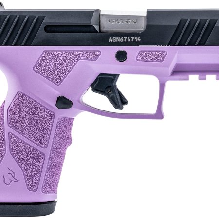 Taurus 1-GX2931LP-10 GX2  9mm Luger 10+1 3.37" Matte Stainless Steel Barrel, Matte Black Serrated Stainless Steel Slide, Light Purple Polymer Frame w/Picatinny Rail, Polymer Grip